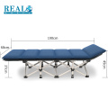 Cama plegable de metal real extragrande con cama individual de metal